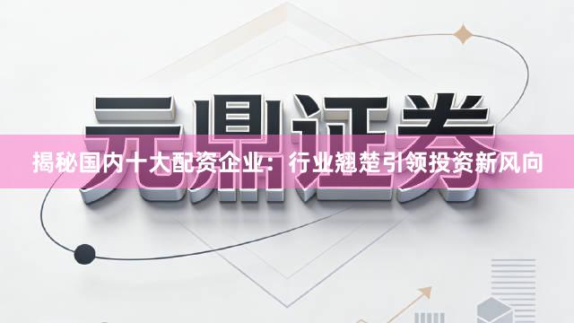 揭秘国内十大配资企业：行业翘楚引领投资新风向