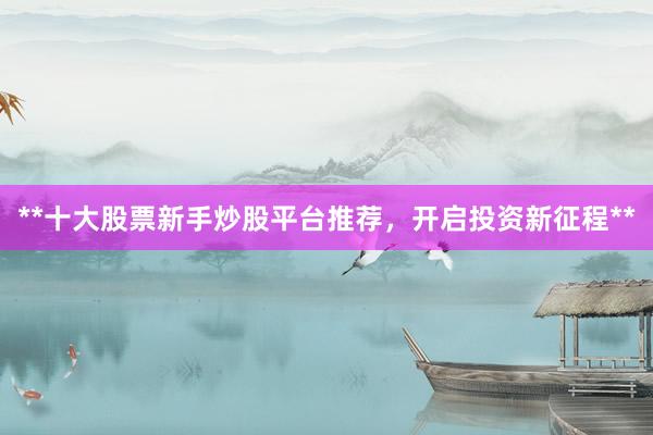 **十大股票新手炒股平台推荐，开启投资新征程**