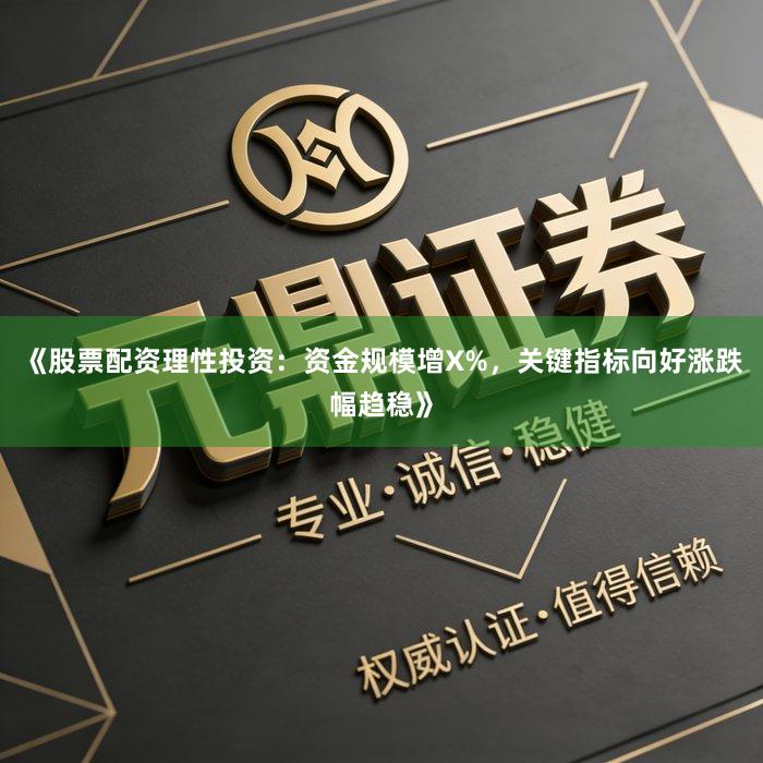 《股票配资理性投资：资金规模增X%，关键指标向好涨跌幅趋稳》