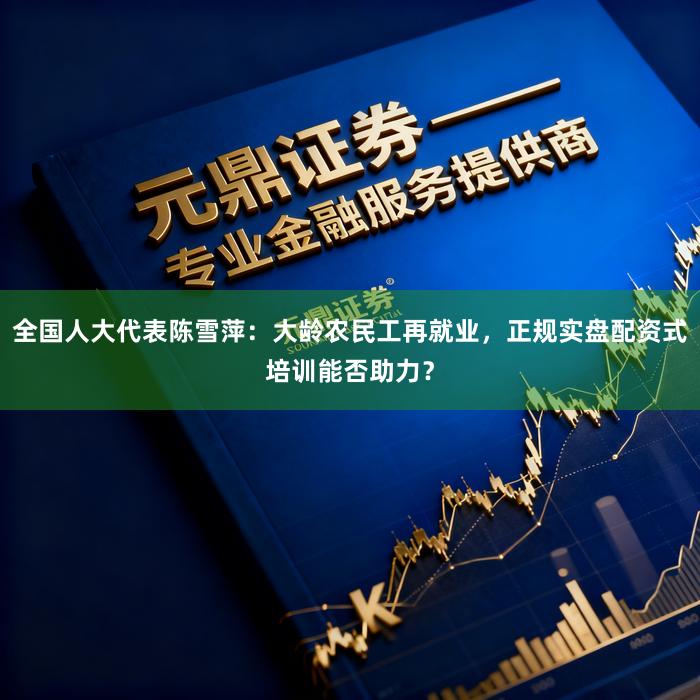 全国人大代表陈雪萍：大龄农民工再就业，正规实盘配资式培训能否助力？